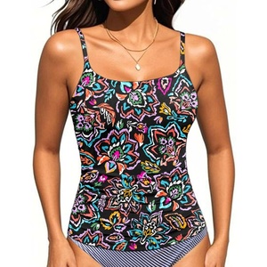 image:imageTankini Top Only Bathing Suits Top Swimwear Tops No BottomColorful Paisley
