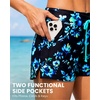image:imageWomens Blouson Tankini Swimsuit with Shorts Tummy Control Bathing SuitAqua Floral