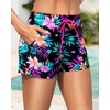 image:imageWomens Blouson Tankini Swimsuit with Shorts Tummy Control Bathing SuitPink Floral