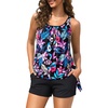 Blue Pink Floral