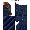 image:imagePlus Size Formal Dress  Sequin Lace Mother of The Bride Maxi Dress WomenNavy Blue