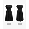 image:imagePlus Size Wedding Guest Dress Formal Split V Neck Maxi Dress for WomenBlack