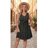 image:imageTalisea Plus Size Casual Summer Flowy Dress for WomenBlack