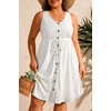 image:imageTalisea Plus Size Casual Summer Flowy Dress for WomenWhite