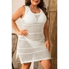 image:imagePlus Size Swimsuit Cover Up  Bathing Suit Coverups WomenWhite