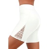 image:imageWomen Swim Shorts with Pockets  7 High Waisted Tummy Control BoyshortsWhite